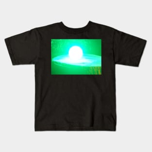 Enchanted Glowing Green Sphere Kids T-Shirt